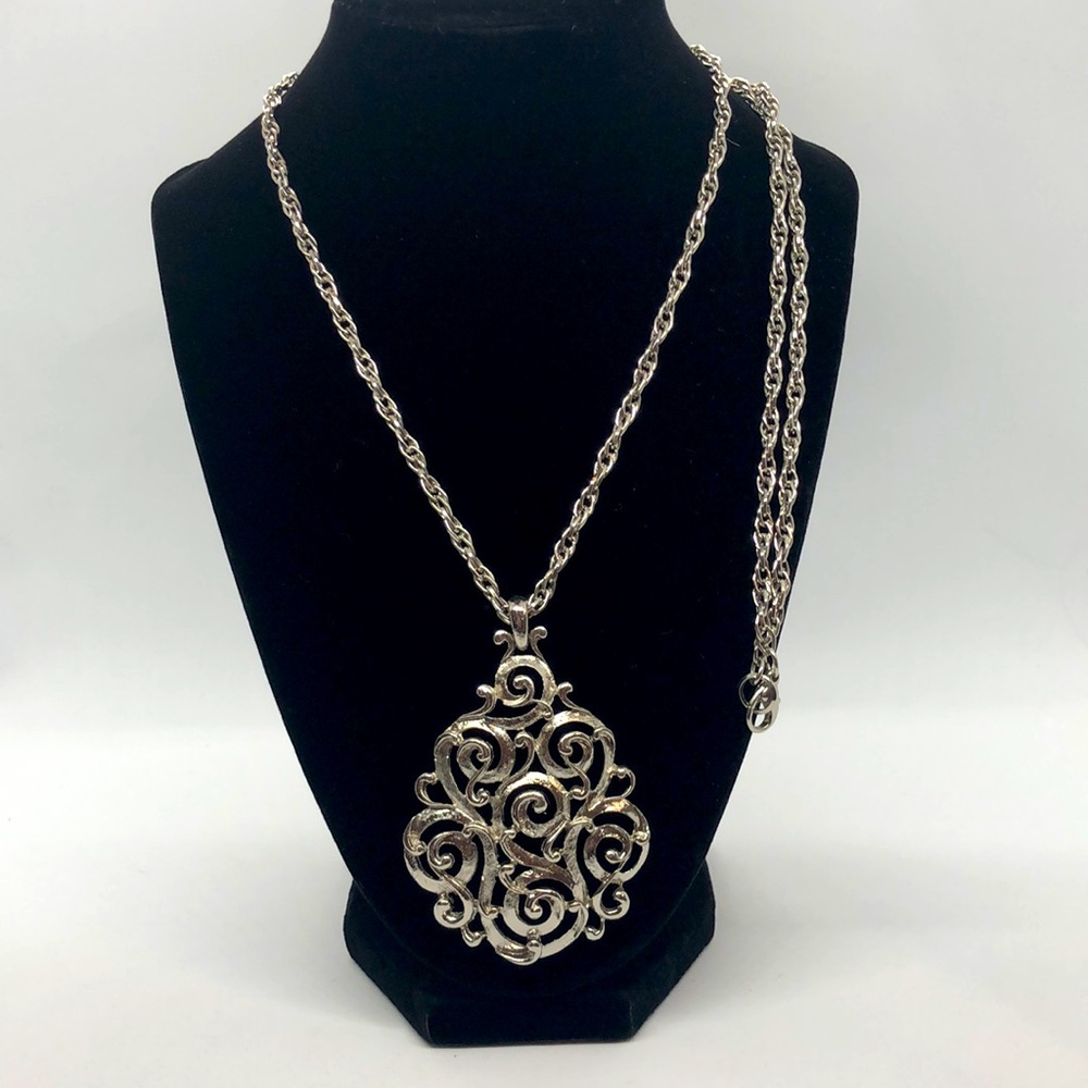 Silvertone necklace from the loft 32 inches length